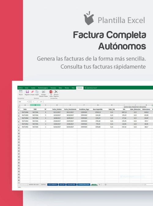 Factura de autónomos