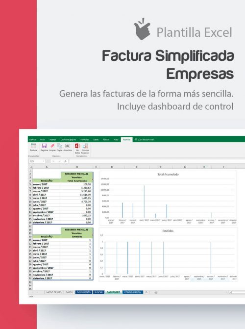 Facturas simplificadas para autónomo
