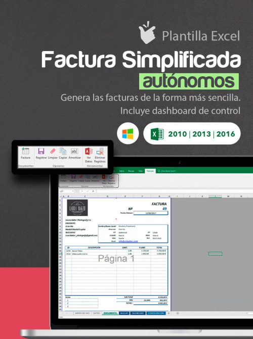 Factura simplificada autónomos