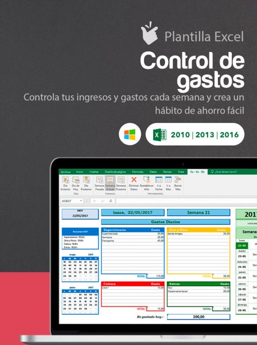 Plantilla Excel Control de Gastos