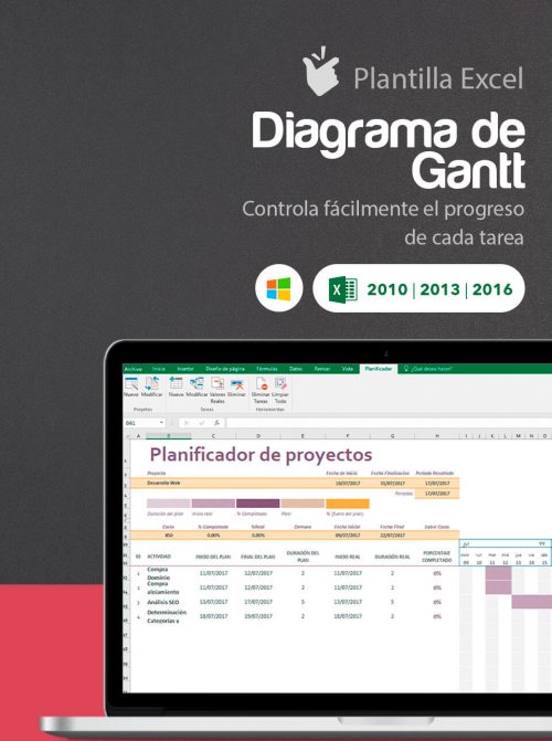Gestión de Proyectos Excel