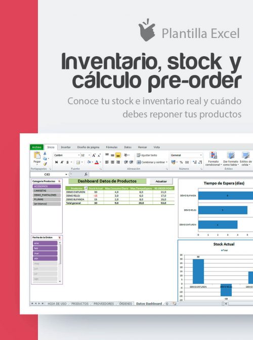 Gestión de inventario y stock