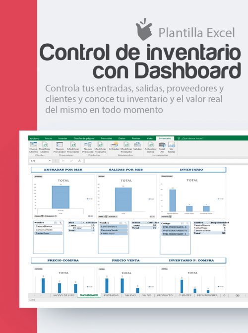Plantilla de gestión de inventario