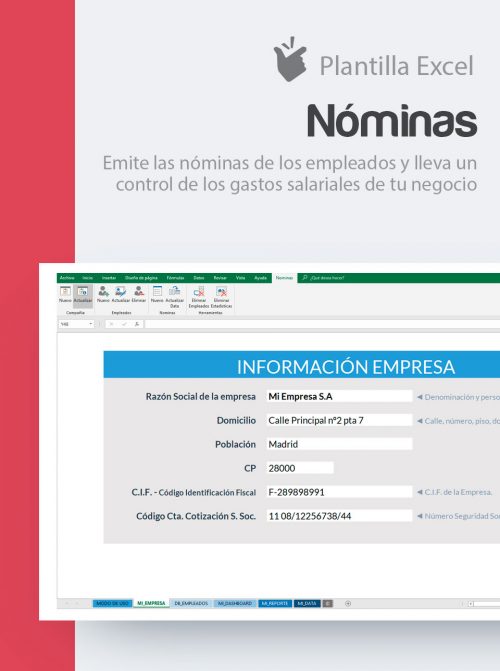 Crear recibo de salario