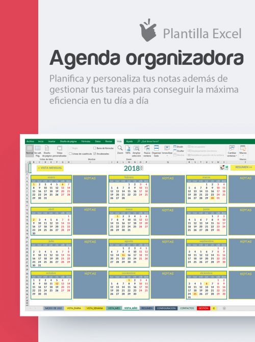 Plantilla de agenda