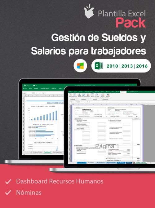 Plantilla para controlar los sueldos