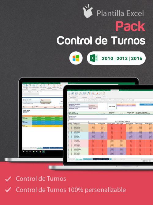 Plantillas de cuadrantes de trabajo